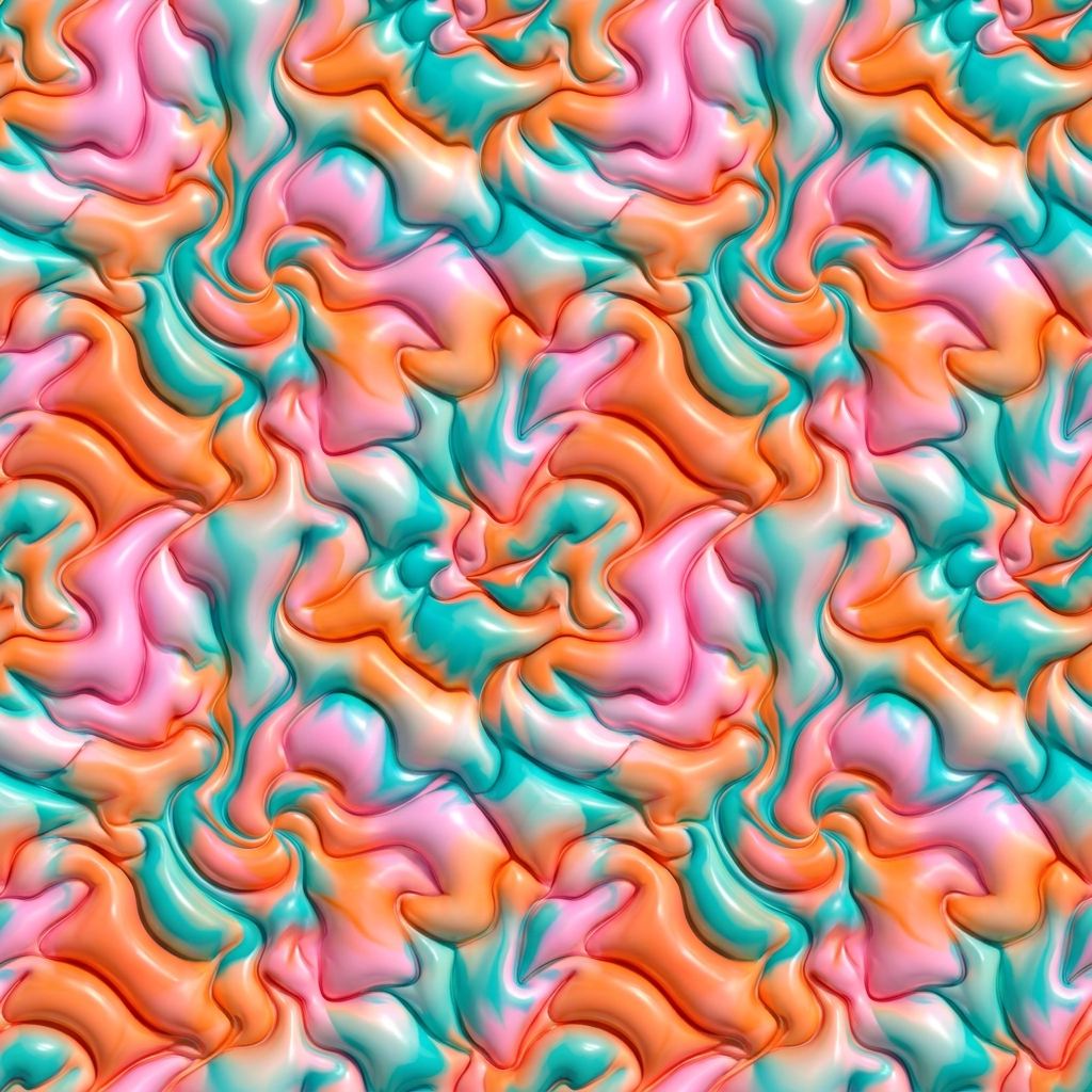 3D Inflated Tie Dye