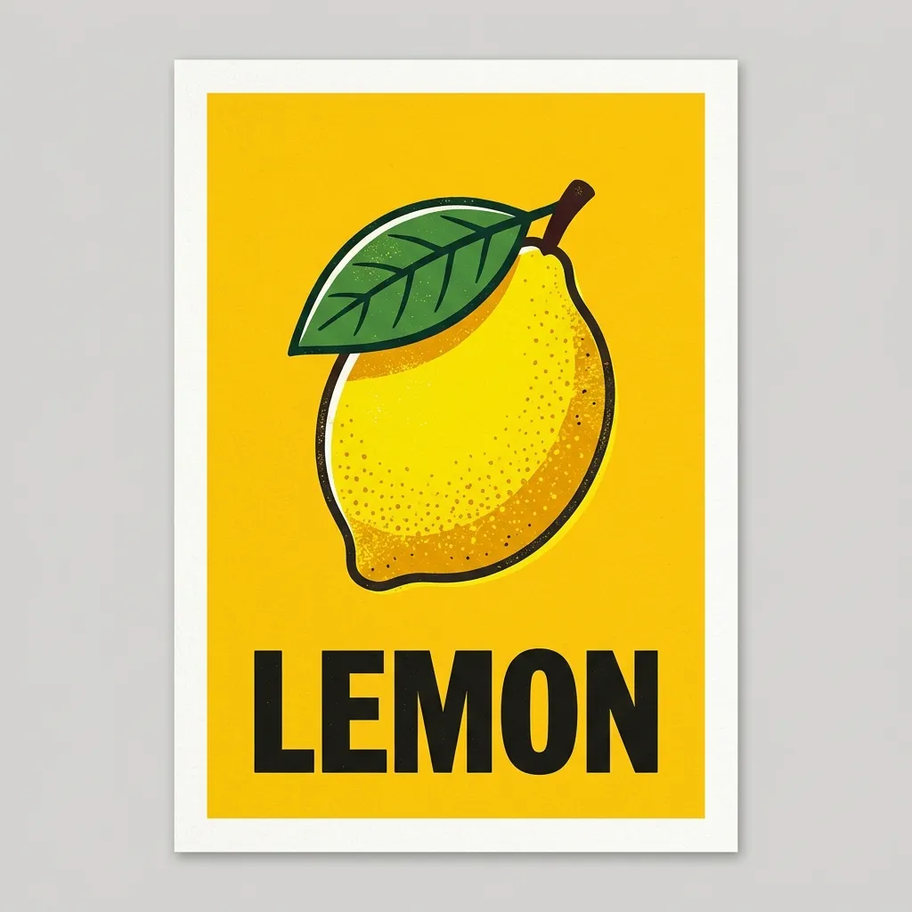 Lemon Print
