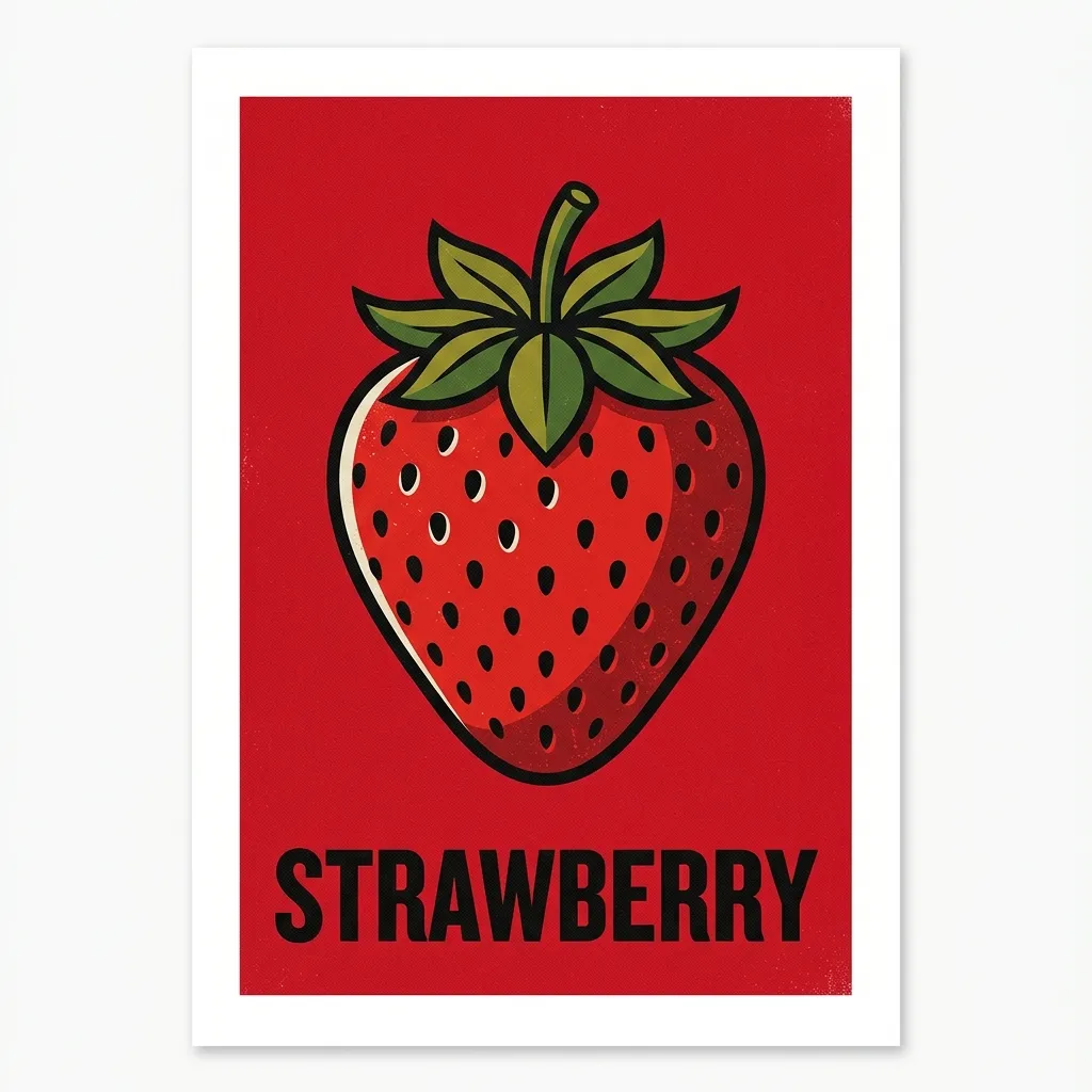 Strawberry Print