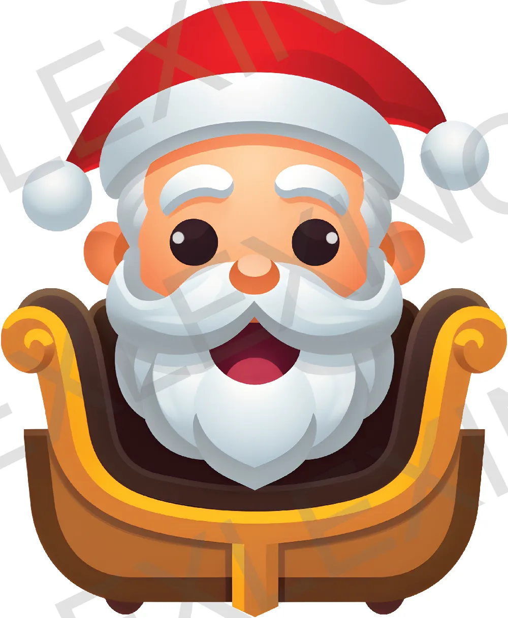 Santa Sticker