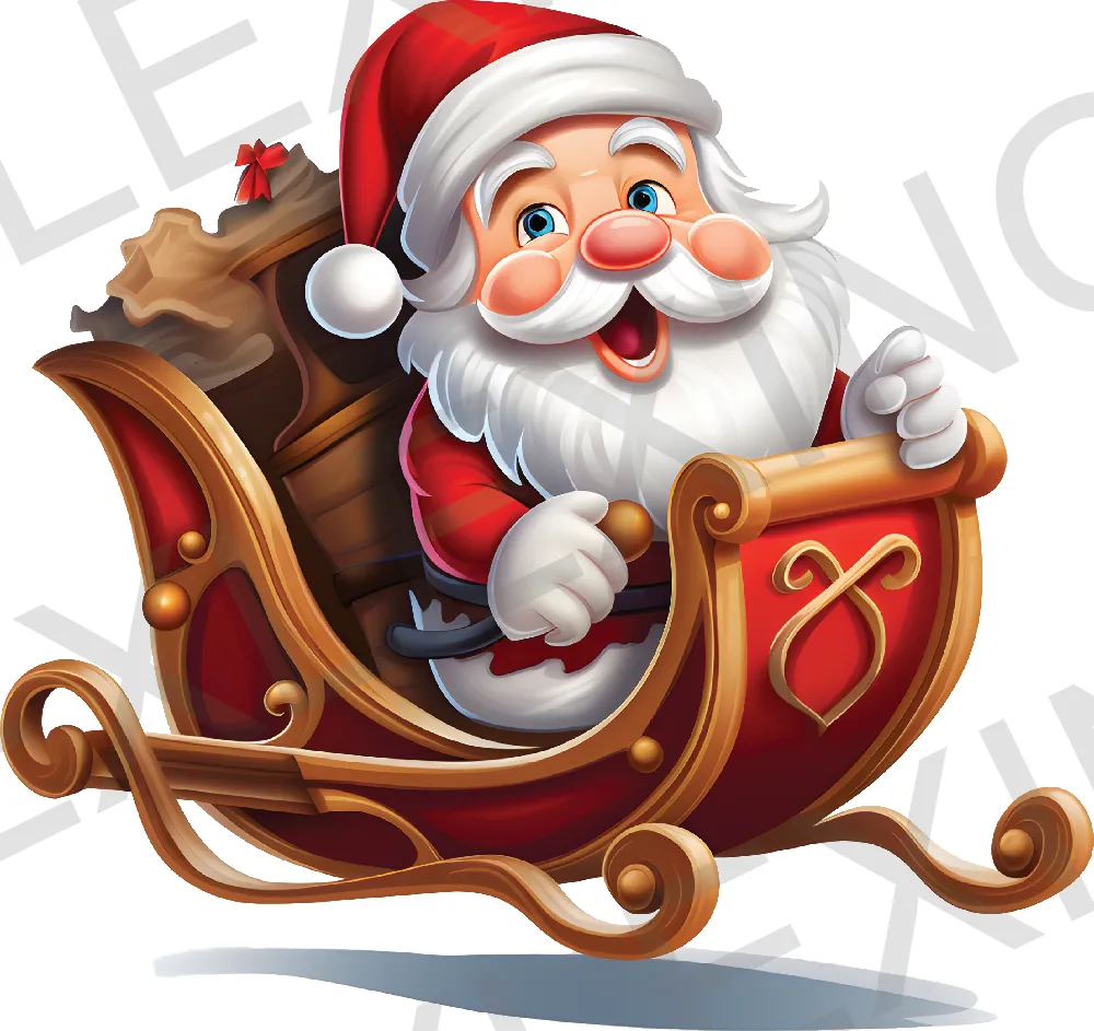 Santa Sticker