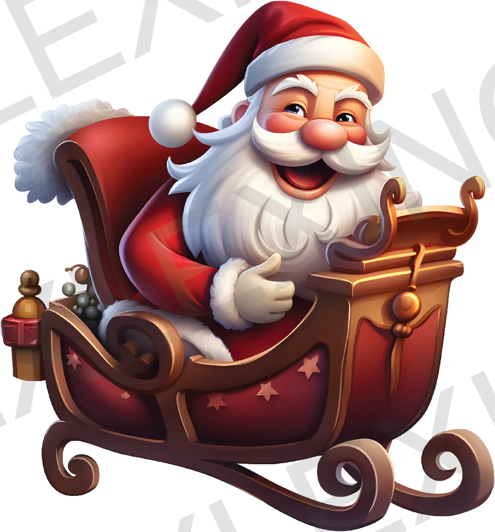 Santa Sticker