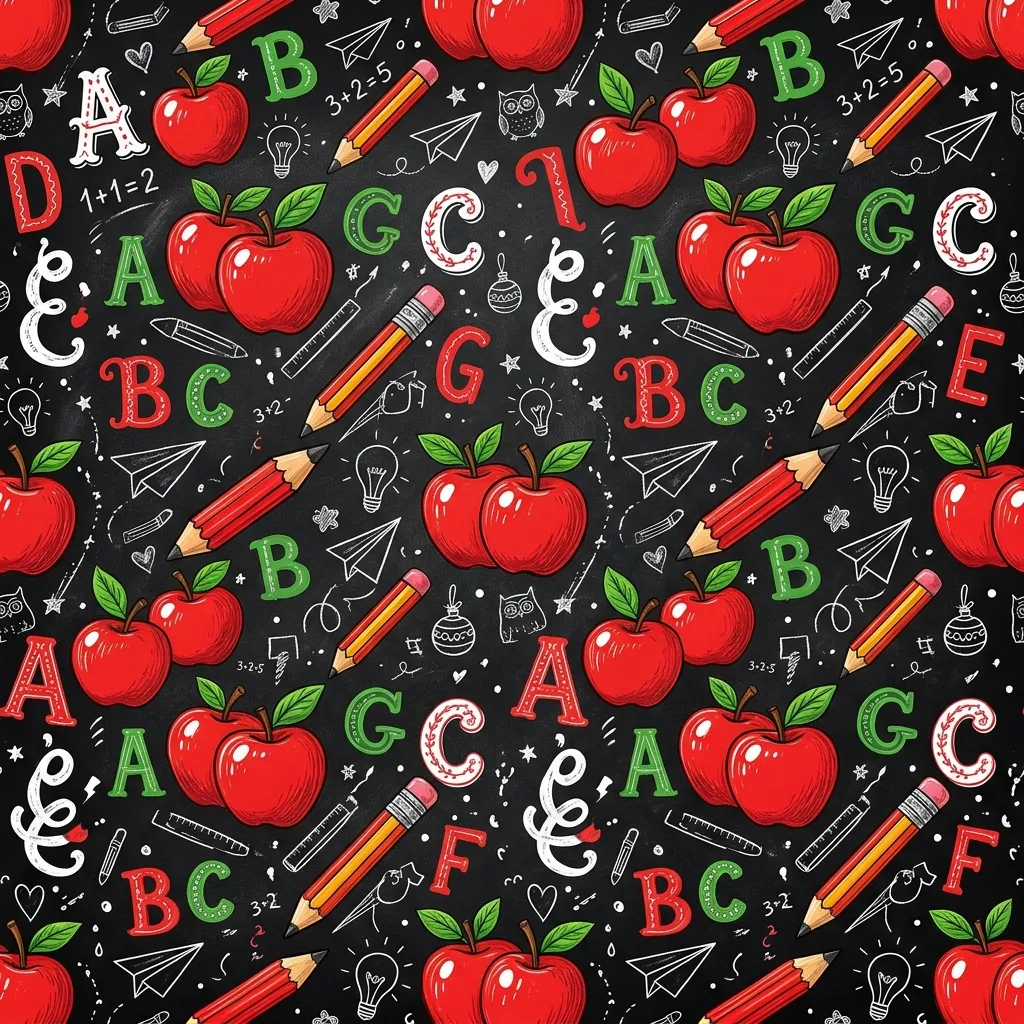 Chalkboard Apples