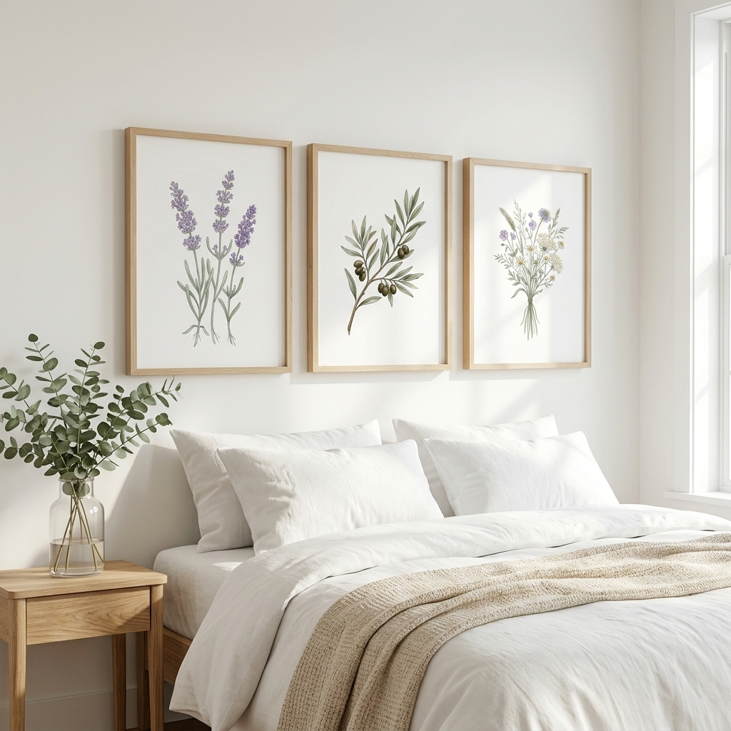 Minimalist Botanical Gallery Wall Set preview 2