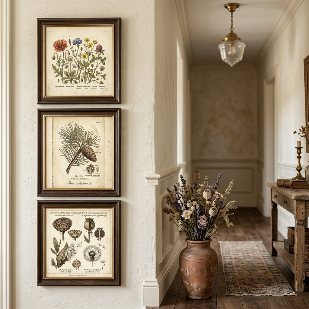 Vintage Botanical Illustration Set โ 6 Prints preview 2